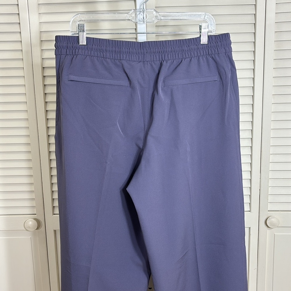 NWT Athleta Stride Pants Nightfall Purple Wide Leg Women's Large - Picture 11 of 14